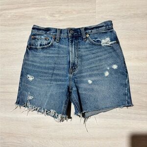 Abercrombie & Fitch High Rise Jean Shorts